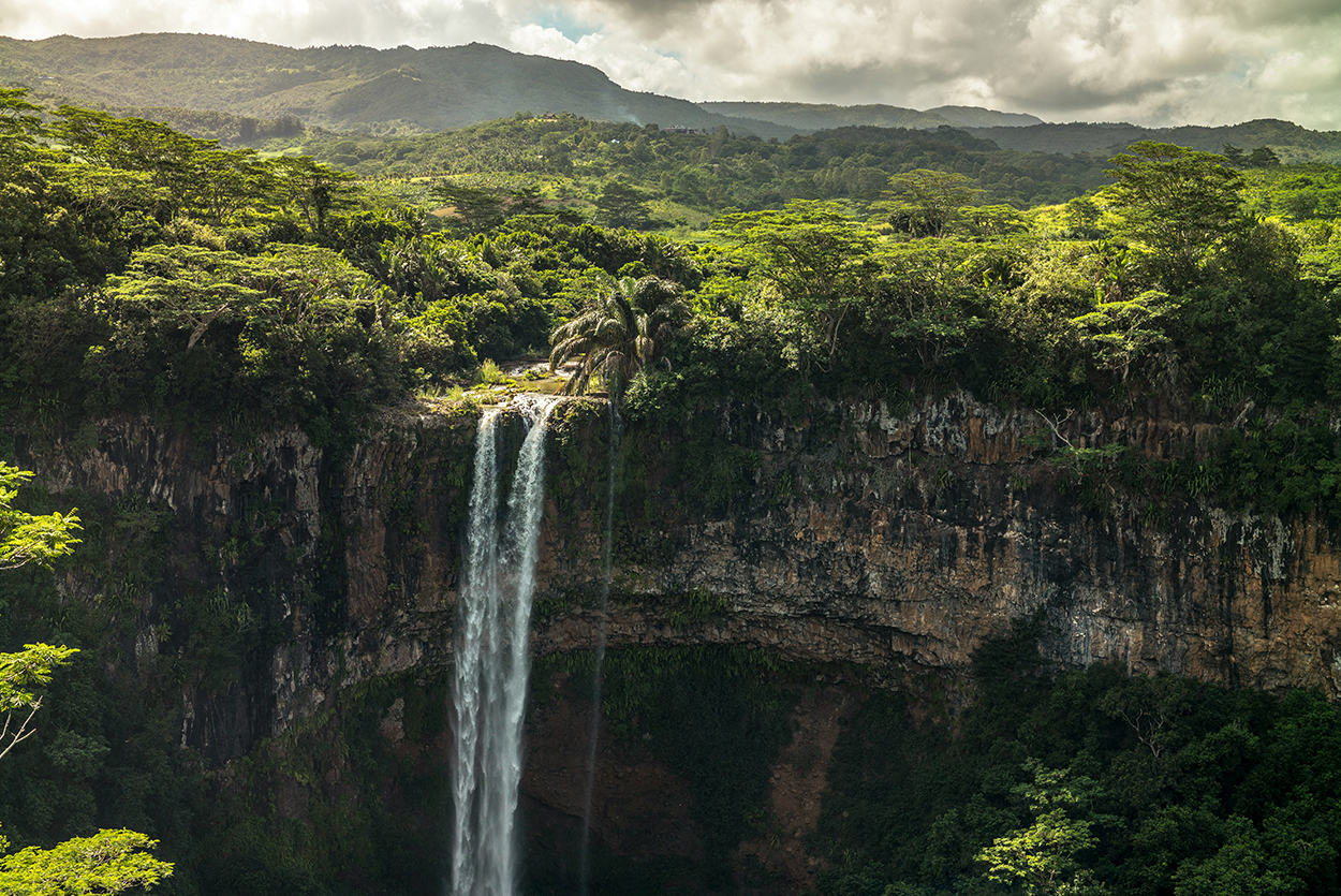 Waterfall in Mauritius