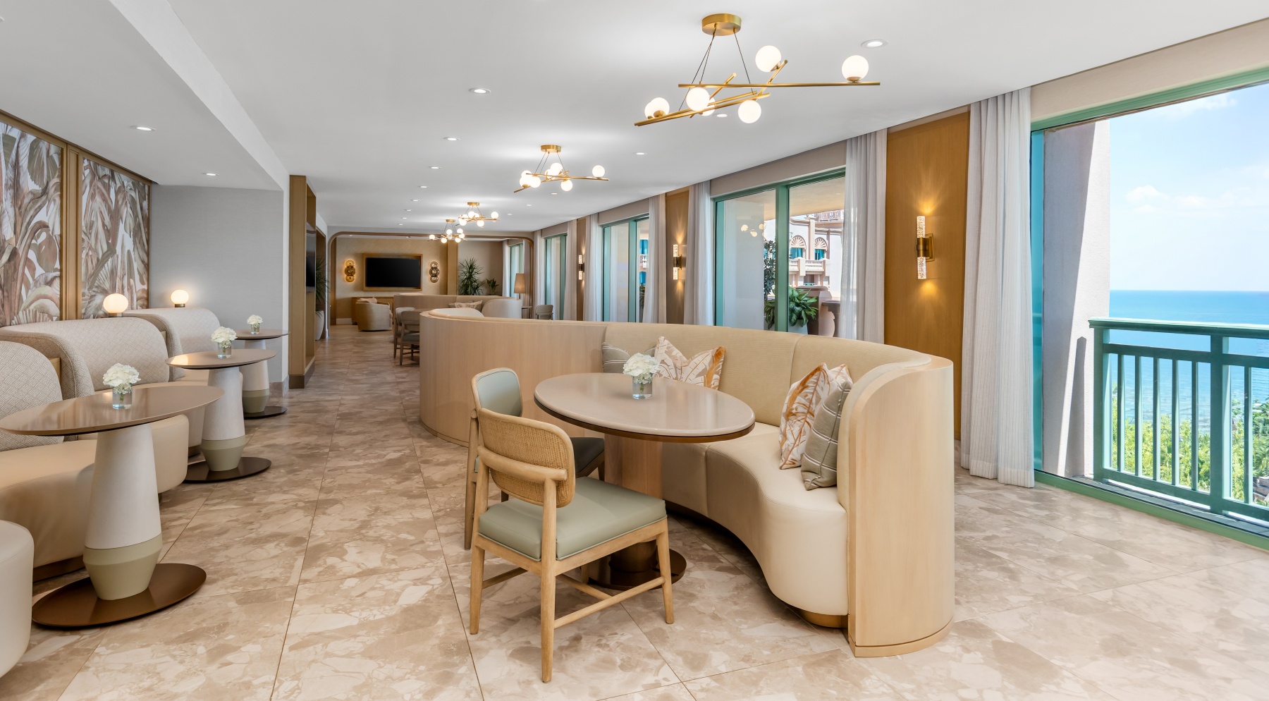 Inside the New Imperial Club at Atlantis Paradise Island